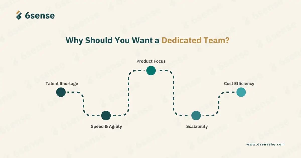 Why Should You Hire a Dedicated Team? Infographic
