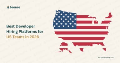 infographic showcasing the top developer hiring platforms for us teams