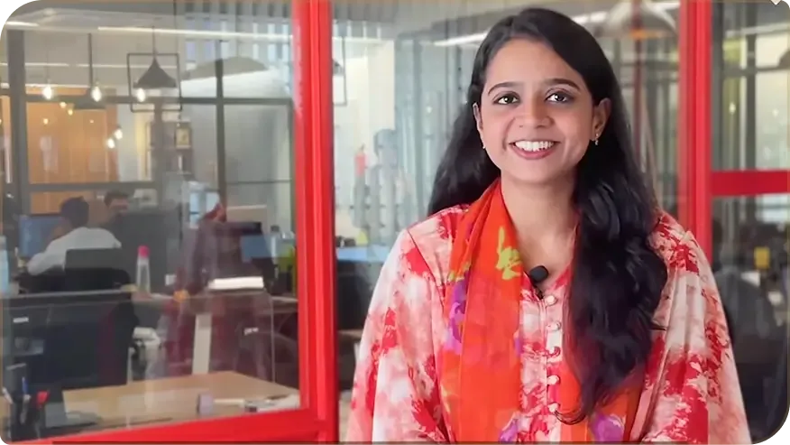 Susmita Saha Misti, SQA Engineer, talking about working at 6sense HQ
