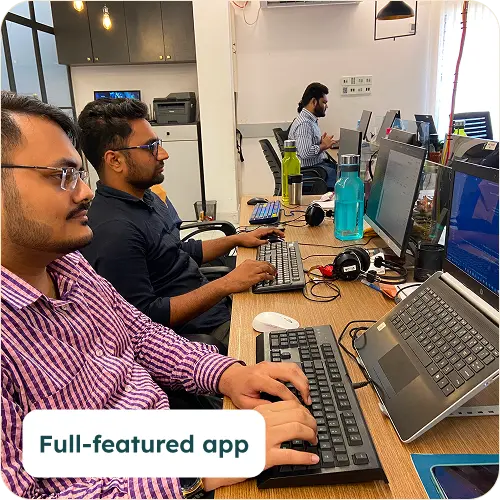 Angular developer at work at 6sense HQ