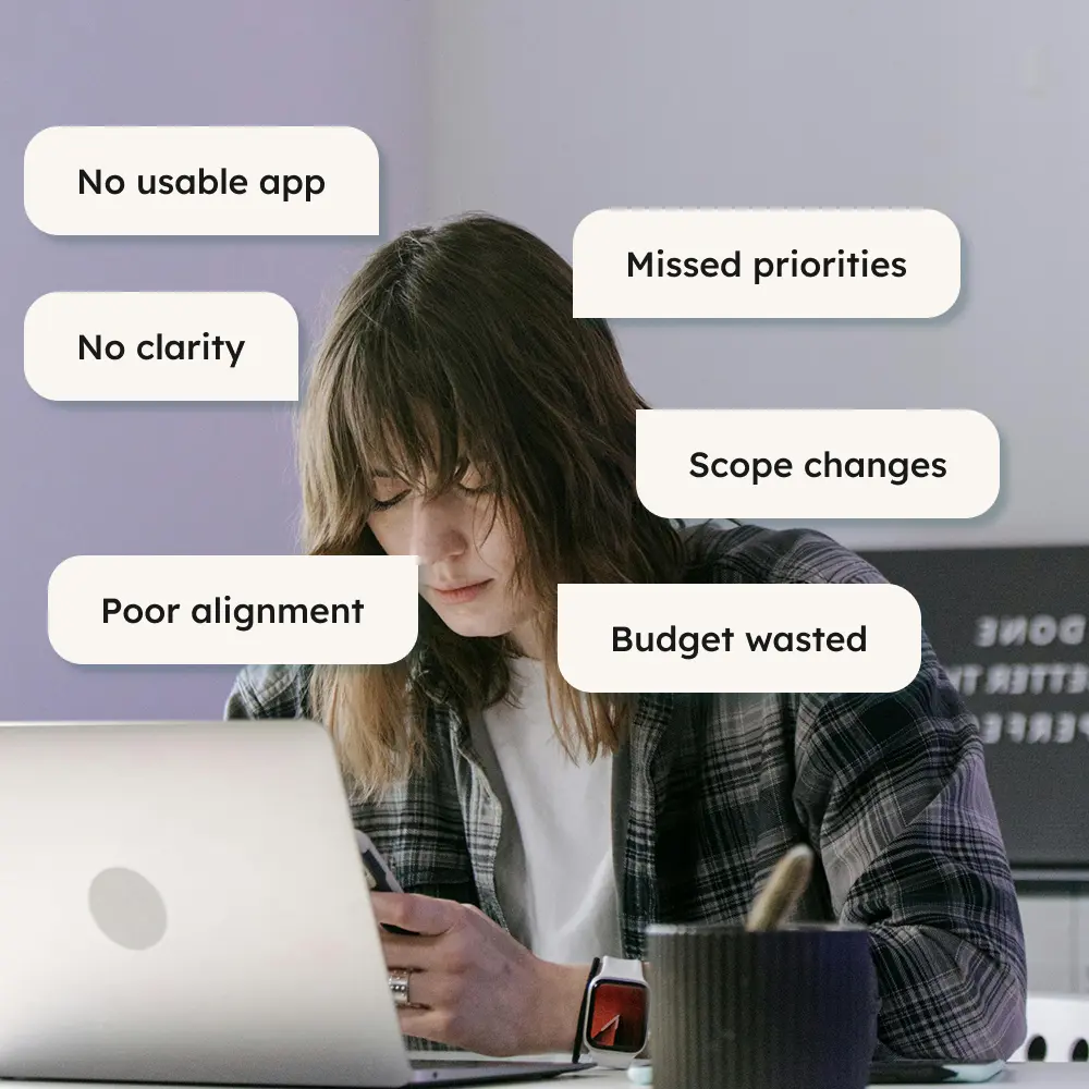 A web application project that has stalled before launch